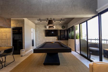 Sala_Cozinha - Conjugada de apartamento para alugar com 2 quartos, 128m² em Alphaville Industrial, Barueri