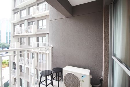 Apartamento para alugar com 28m², 1 quarto e sem vagaVaranda