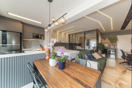 Apartamento à venda com 42m², 1 quarto e 1 vagaVaranda - Cozinha