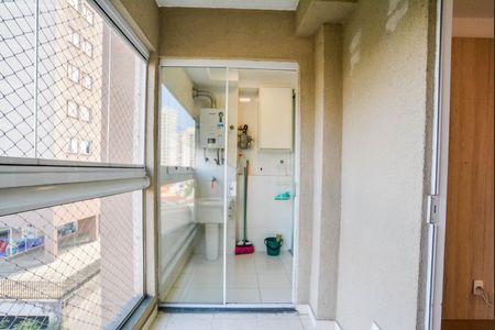 Varanda da Sala de apartamento para alugar com 3 quartos, 59m² em Vila Assunção, Santo André