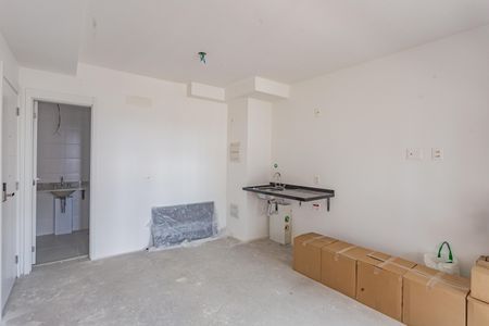 Sala de apartamento à venda com 1 quarto, 28m² em Vila Gumercindo, São Paulo