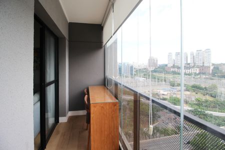 Varanda de kitnet/studio para alugar com 1 quarto, 32m² em Vila Olímpia, São Paulo