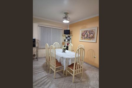Sala de Jantar de casa à venda com 3 quartos, 158m² em Parque Sao Vicente, Santo André