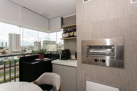 Varanda gourmet de apartamento à venda com 2 quartos, 62m² em Vila Esperança, São Paulo