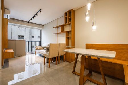 Sala/Cozinha de apartamento para alugar com 1 quarto, 36m² em Sumaré, São Paulo