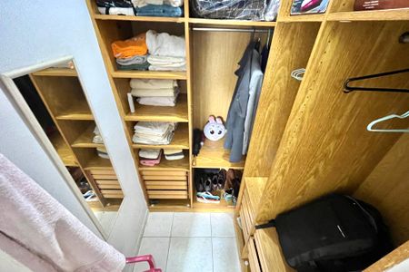 Closet do Quarto 1 de apartamento à venda com 2 quartos, 50m² em Vila Clementino, São Paulo