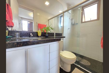 Banheiro da Suíte  de apartamento à venda com 3 quartos, 84m² em Anchieta, Belo Horizonte
