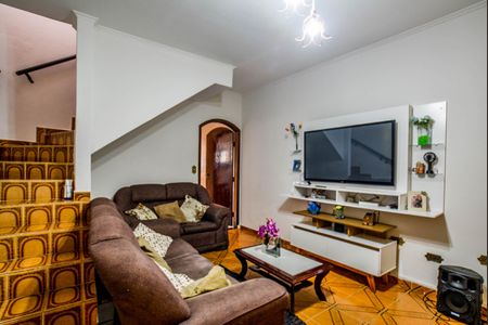 Sala de casa à venda com 3 quartos, 212m² em Condomínio Maracanã, Santo André