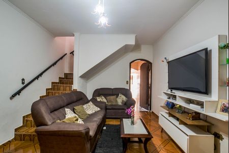 Sala de casa à venda com 3 quartos, 212m² em Condomínio Maracanã, Santo André