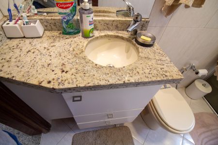 Banheiro de apartamento à venda com 1 quarto, 42m² em Brooklin, São Paulo