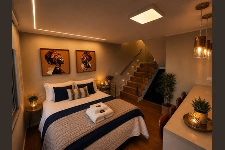Apartamento à venda com 44m², 2 quartos e 1 vaga Apartamento à venda com 44m², 2 quartos e 1 vagaQuarto 1