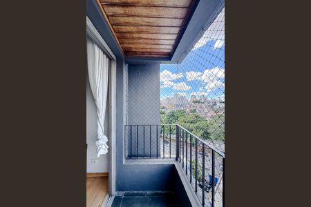 Varanda da Sala de apartamento à venda com 2 quartos, 63m² em Vila Bertioga, São Paulo