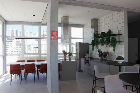 Studio para alugar com 27m², 1 quarto e sem vagaSalão de Festas
