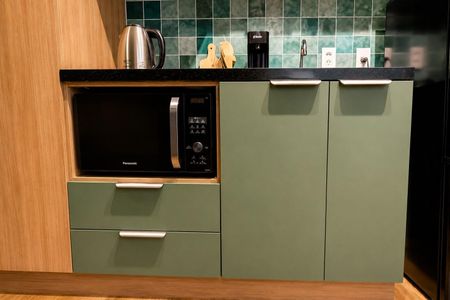 Studio para alugar com 27m², 1 quarto e sem vaga Studio para alugar com 27m², 1 quarto e sem vagaCozinha