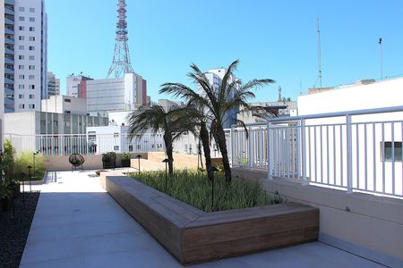 Studio para alugar com 27m², 1 quarto e sem vagaChurrasqueira