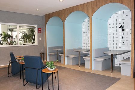 Studio para alugar com 27m², 1 quarto e sem vagaCoworking