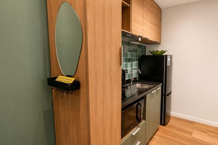 Studio para alugar com 27m², 1 quarto e sem vaga Studio para alugar com 27m², 1 quarto e sem vagaCozinha