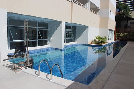 Studio para alugar com 27m², 1 quarto e sem vagaPiscina