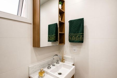 Studio para alugar com 27m², 1 quarto e sem vaga Studio para alugar com 27m², 1 quarto e sem vagaBanheiro
