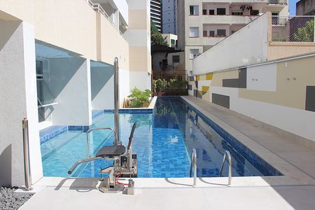Studio para alugar com 27m², 1 quarto e sem vagaPiscina
