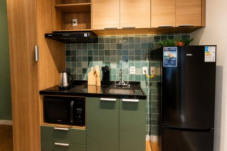 Studio para alugar com 27m², 1 quarto e sem vaga Studio para alugar com 27m², 1 quarto e sem vagaCozinha