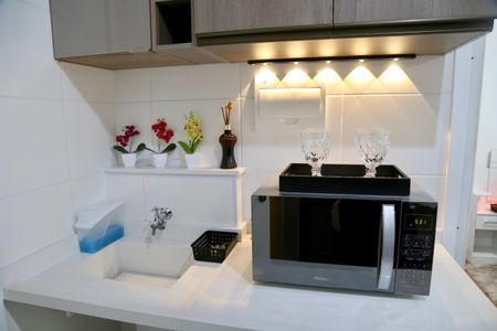 Studio para alugar com 28m², 1 quarto e sem vaga Studio para alugar com 28m², 1 quarto e sem vagaCozinha