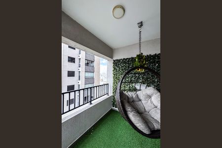 Varanda da Sala de apartamento para alugar com 1 quarto, 40m² em Brás, São Paulo