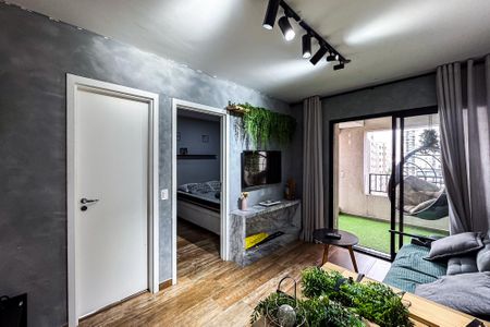 Sala de apartamento para alugar com 1 quarto, 40m² em Brás, São Paulo