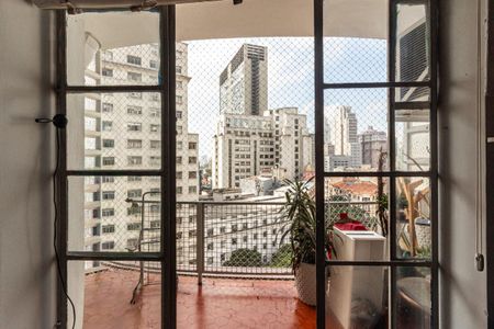 Varanda da Sala de apartamento à venda com 1 quarto, 62m² em Centro Histórico de São Paulo, São Paulo