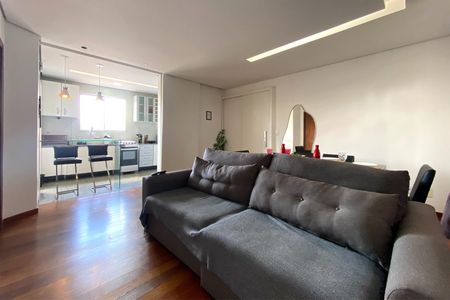 Sala de apartamento à venda com 2 quartos, 62m² em Barroca, Belo Horizonte