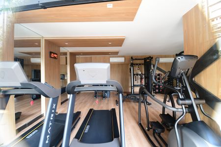 Studio para alugar com 50m², 1 quarto e 2 vagasÁrea comum - Academia