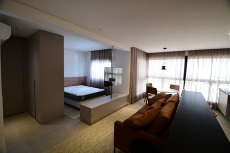 Studio para alugar com 50m², 1 quarto e 2 vagasSala