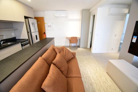 Studio para alugar com 50m², 1 quarto e 2 vagasSala