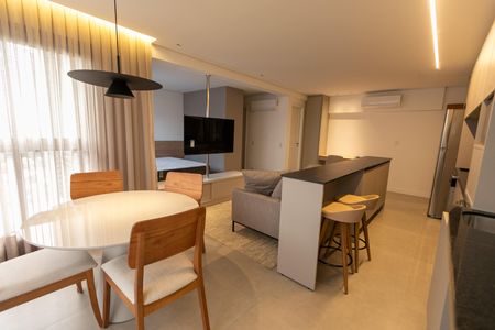 Studio para alugar com 50m², 1 quarto e 2 vagasSala