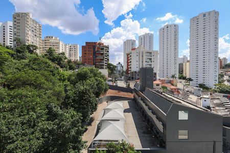 Vista da Suíte de apartamento à venda com 1 quarto, 42m² em Vila Tramontano, São Paulo