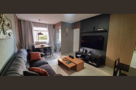 Sala de TV de apartamento para alugar com 2 quartos, 55m² em Bandeiras, Osasco