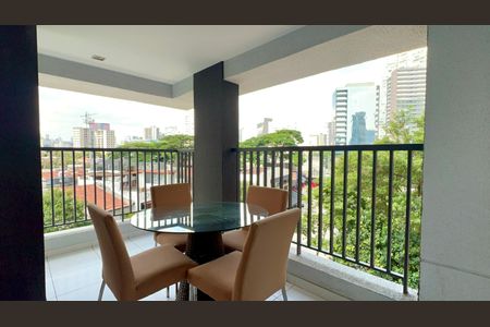 Studio para alugar com 42m², 1 quarto e sem vagaVaranda