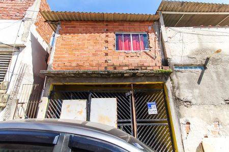 Casa para alugar com 150m², 2 quartos e sem vagaFachada + Placa