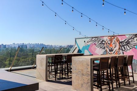 Studio à venda com 34m², 1 quarto e sem vagaTerraço