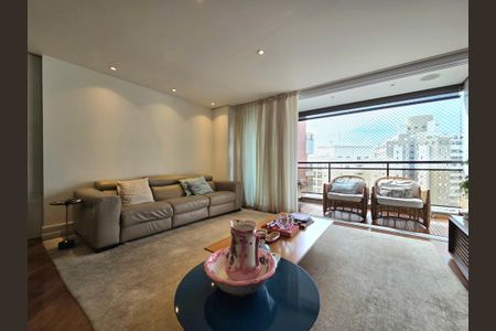 Sala de apartamento à venda com 2 quartos, 129m² em Indianópolis, São Paulo