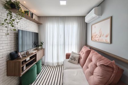 Sala de apartamento à venda com 2 quartos, 52m² em Jardim do Lago, Campinas