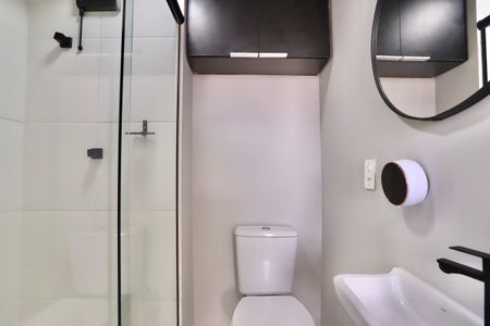 Apartamento para alugar com 26m², 1 quarto e sem vaga Apartamento para alugar com 26m², 1 quarto e sem vagaBanheiro