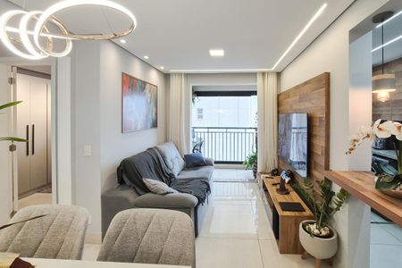 Sala de apartamento à venda com 1 quarto, 42m² em Jardim Olavo Bilac, São Bernardo do Campo