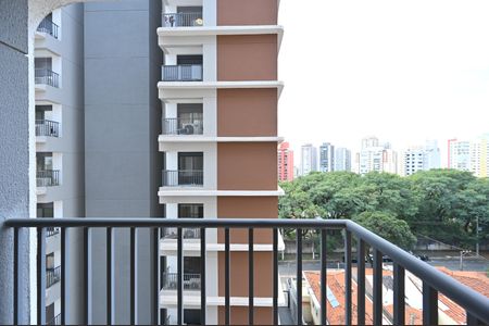 Vista da Sala de apartamento para alugar com 1 quarto, 29m² em Mirandópolis, São Paulo
