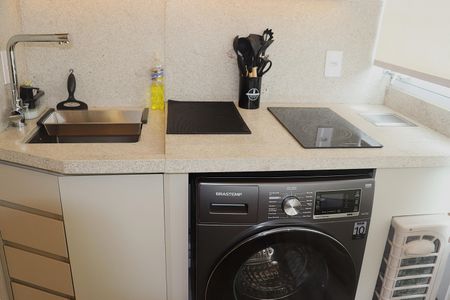 Studio à venda com 30m², 1 quarto e 1 vagaVaranda - Cozinha