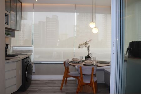 Studio à venda com 30m², 1 quarto e 1 vagaVaranda - Cozinha