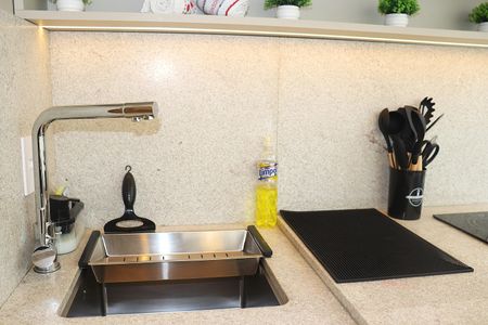 Studio à venda com 30m², 1 quarto e 1 vagaVaranda - Cozinha
