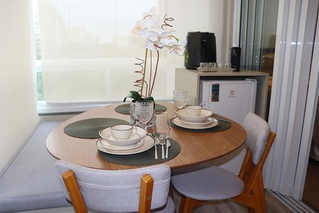 Studio à venda com 30m², 1 quarto e 1 vagaVaranda - Cozinha