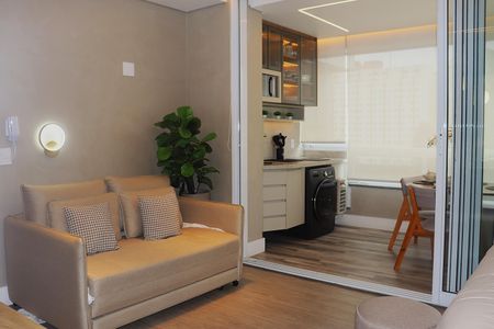Studio à venda com 30m², 1 quarto e 1 vagaSala - Dormitório
