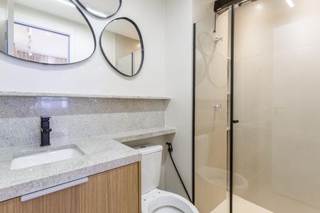 Apartamento para alugar com 30m², 1 quarto e sem vagaBanheiro da Suíte